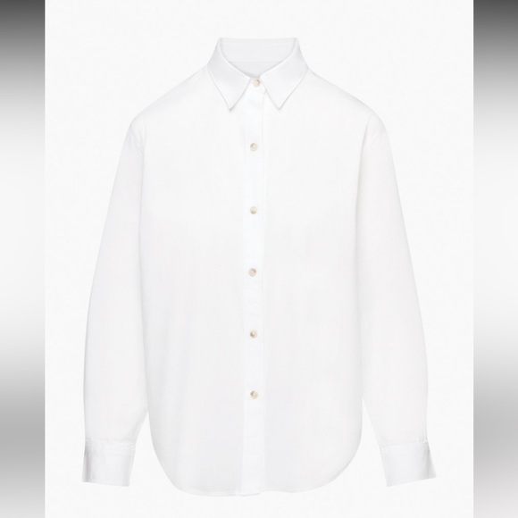 Aritzia Denim Forum The Jane Longsleeve Shirt size xs - Picture 2 of 9